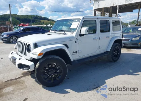 2021 Jeep Wrangler Unlimited High Altitude 4X4 z USA, uszkodzony, nr VIN 1C4HJXEG2MW563570